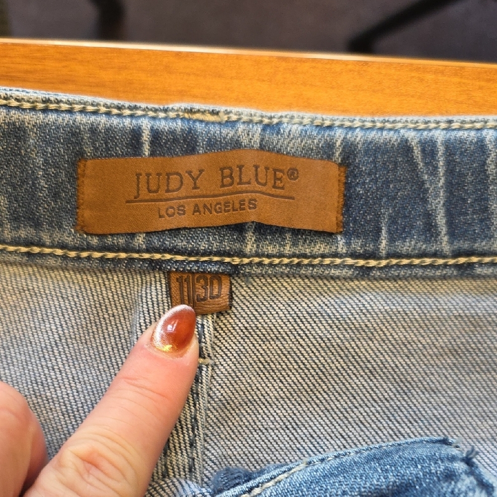 Judy Blue High Rise Yellow Drawstring Jeans - Picture 6 of 6